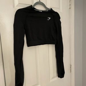 gymshark vital seamless cropped long sleeve